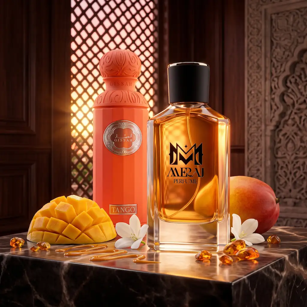 عطر تانگو قصه (گیساه) | قصه نارنجی | Tango Gissah 1 شیشه اورجینال و نسخه معراج عطر تانگو قصه