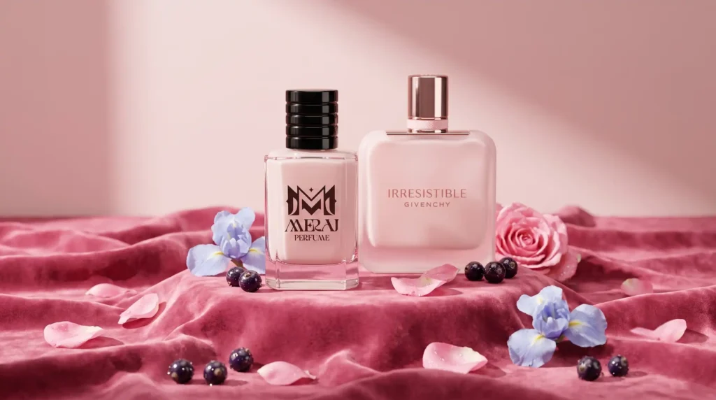 شیشه اورجینال و نسخه معراج عطر Givenchy Irresistible Rose Velvet