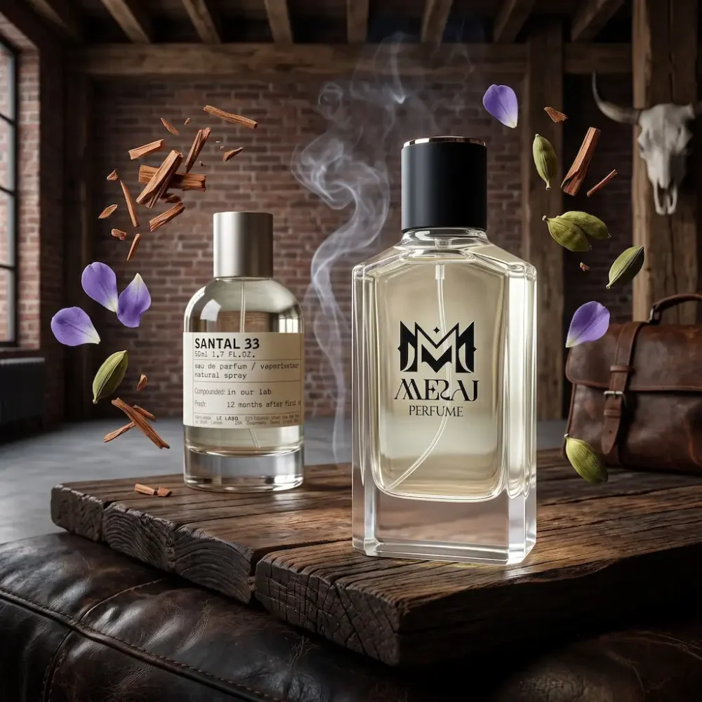 شیشه اورجینال و نسخه معراج عطر Le Labo Santal 33